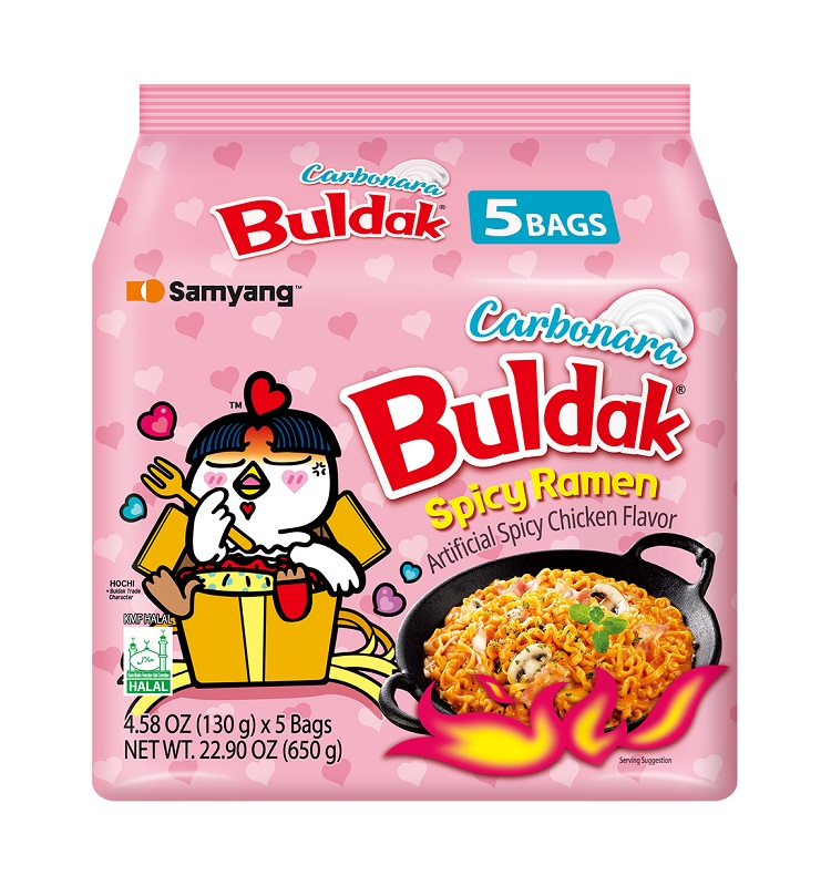 Ramen istantanei piccanti pollo alla carbonara - SamYang 5x 130g